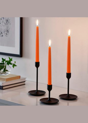Свічка без запаху ІКЕА KLOKHET 25 см (40568000) IKEA (278408741)