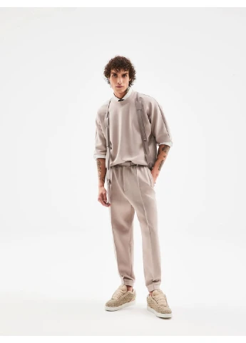 Бежевая рубашка Emporio Armani