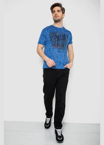 Синя футболка чоловіча з принтом, колір червоний, Andi