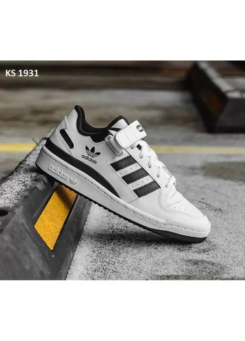 Комбіновані Осінні кросівки чоловічі adidas forum low адідас форум No Brand