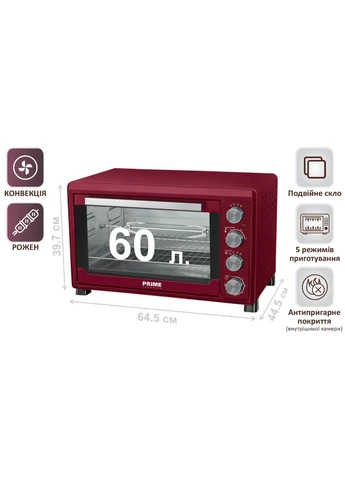 Електрична піч PEO 6289 BU PRIME TECHNICS (399528638)