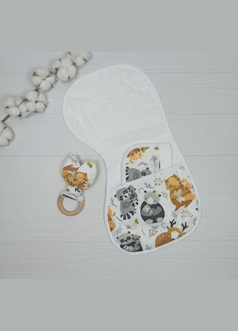 Набір для гігієни немовляти BeBidas + слинявчик a.l.babybox Мамині обійми No Brand (315488255)