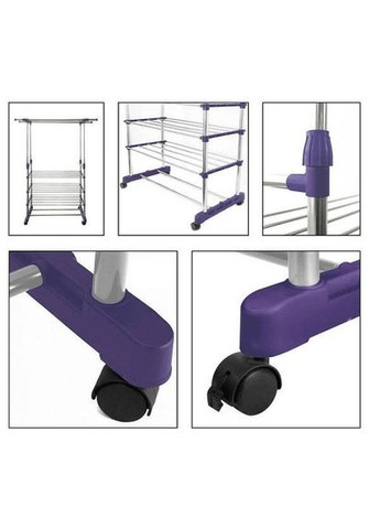 Телескопическая полка Colgador doble ajustable / вешалка для одежды No Brand (305749850)