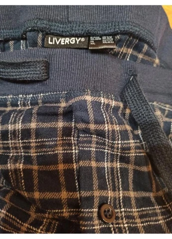 Синие повседневный, домашние джоггеры брюки Livergy