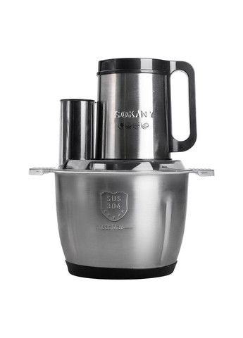 Чопер подрібнювач 600 Вт 6 лез з чашею на 2,5 літра м'ясорубка SK-06035 Sokany (370801722)