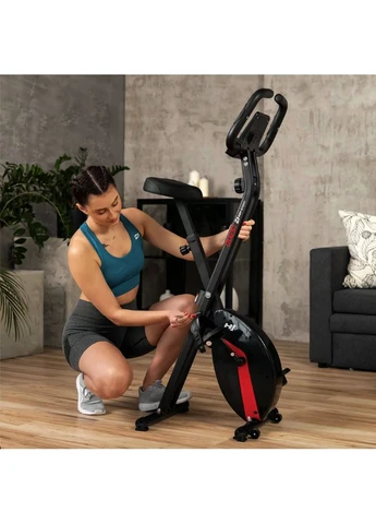 Велотренажер HS-3020X Quest X-Bike чорно-червоний Hop-Sport (361951930)