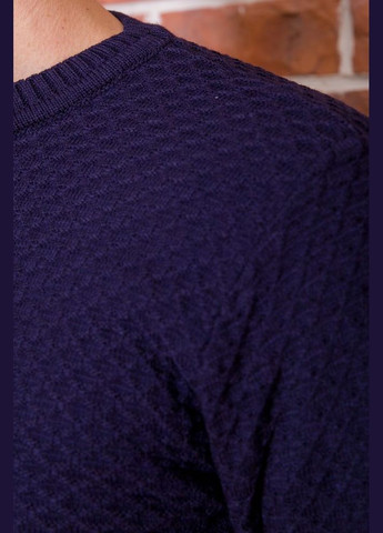 Темно-синій зимовий светр чоловічий, колір чорний, Ager