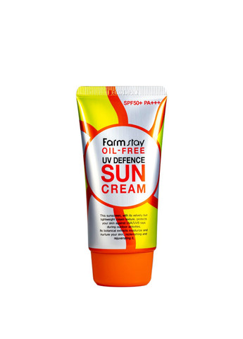 Солнцезащитный обезжиренный крем Oil Free UV Defence Sun Cream SPF50+/PA+++ - 70 мл FarmStay (367986153)