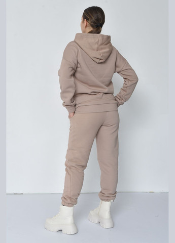 Спортивний костюм жіночий на флісі кольору мокко Let's Shop (266991935)