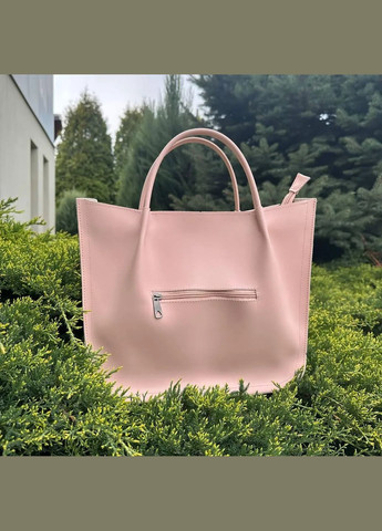 Містка сумка жіноча на роботу Пудровий PTR No Brand (317763909)