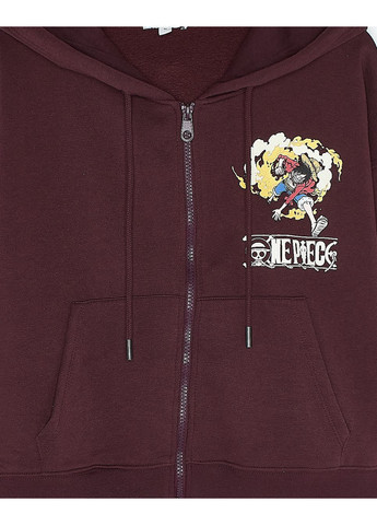 Толстовка фліс,сливовий з принтом, Jennyfer (263691035)