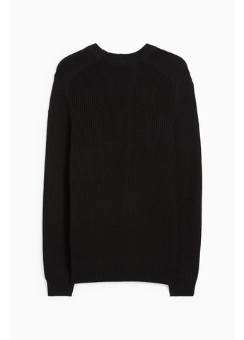 Черный демисезонный вязаный свитер C&A