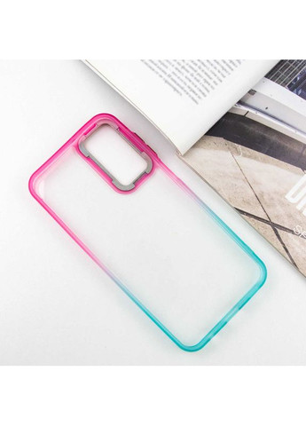 Чохол TPU+PC Fresh sip series для Samsung Galaxy A24 4G Бірюзовий / Рожевий No Brand (360879295)