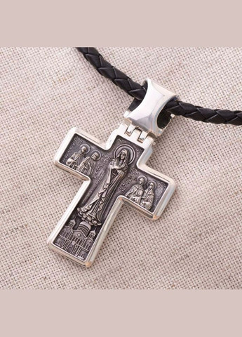 Православный крест из серебра 131924 Oniks (264022473)