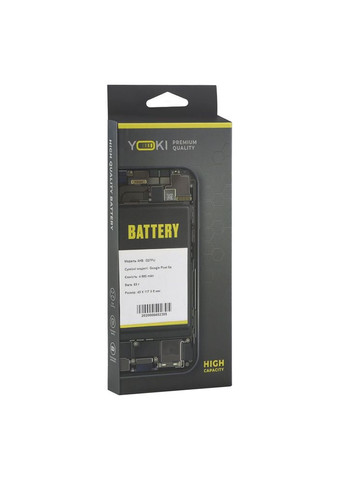 Аккумулятор для Pixel 5a/G27FU Характеристики Yoki Google pixel 5a, pixel 5a (340912968)