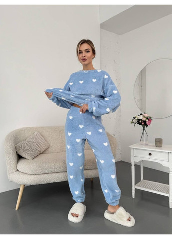 Домашній костюм із хутра Тедді – тепло та комфорт у кожному русі! queensleep_7km 1702 (369408729)