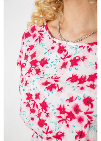 Комбинированное повседневный платье с принтом, 214r0228-8 Ager