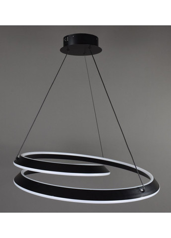 Люстра світлодіодна підвісна LED світильник для квартири на стелю лед 28264 Чорний 35-150х62х62 см. Sunnysky (365680531)