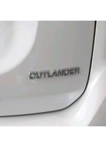 Эмблема надпись OUTLANDER для хром 181x19мм пластик (на скотче) OEM 7415A401 Mitsubishi (369610398)