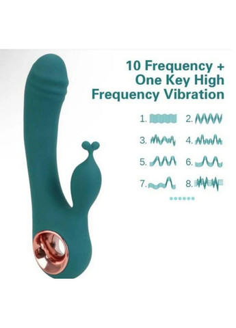 Вібратор-кролик, жіночий вібратор, кліторально-вагінальний стимулятор. Подарунок дівчині Lilo (315723263)