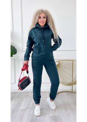 Костюм2-ка двійка тринитка на флісі худі з капюшоном та штани Джогери Україна (364653096)