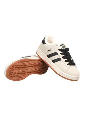 Женские кроссовки с искусственной замши повседневные Башили серые зима (304766735)