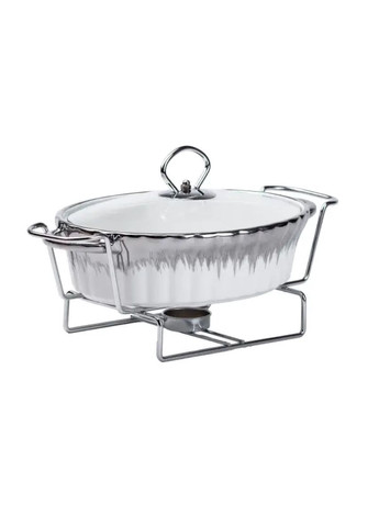 Марміт порцелянаовий на 1 л овальний з підігрівом 31×19×13 см HP1022 Jooki (358706528)