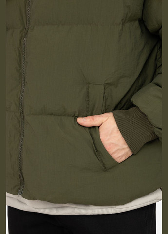 Оливкова (хакі) зимня чоловіча куртка колір хакі cb-00262215 PLUS EIGHTEEN