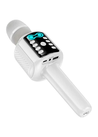 Микрофон с караоке L24 Shine White [161332] Hoco (400901080)