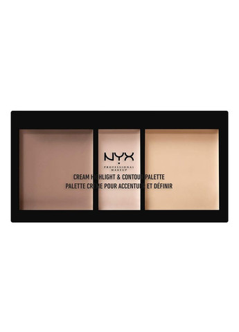 Палетка для контурингу NYX Cream Highlight and Contour Palette Light NYX Professional Makeup (279364261)