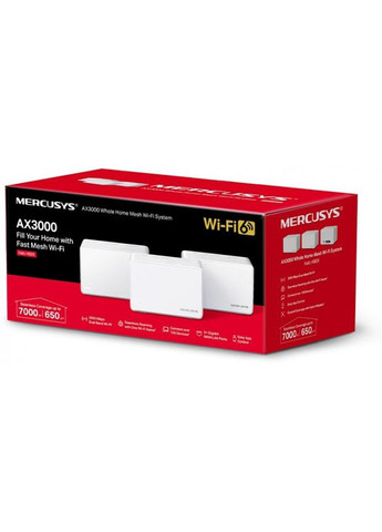 WiFi Mesh система Halo H80X 3pack Mercusys (315435244)