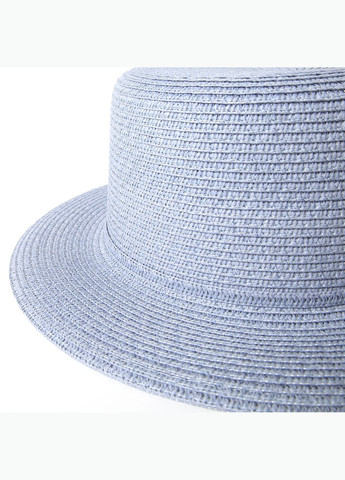 Шляпа канотье женская бумага голубая VIVIAN LuckyLOOK 817-822 (289478418)