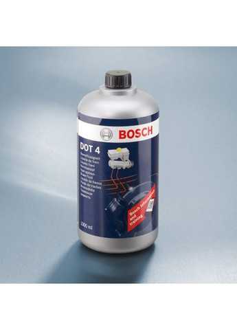 Рідина гальмівна DOT 4 1л DOT4 1L (12 X 1L) ТОЧКА КИПІННЯ 230°C BO 1987479107 Bosch (354334636)