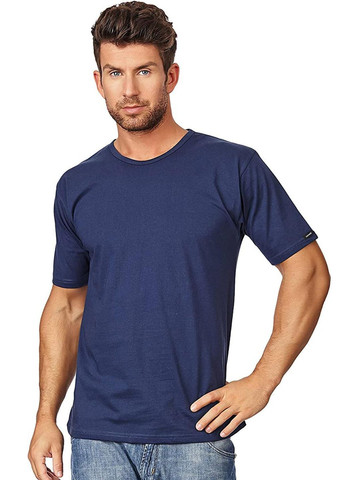 Синяя футболка мужская 3xl джинсовый 202 new Cornette