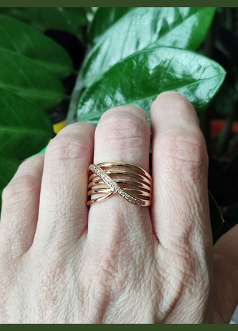 Каблучка позолочена ксюпінг xuping позолота медичне золото Xuping Jewelry (337114030)