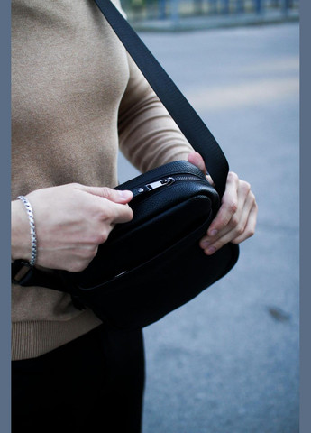 Мужская сумка мессенжер из натуральной кожи (025) SKILL (336950624)