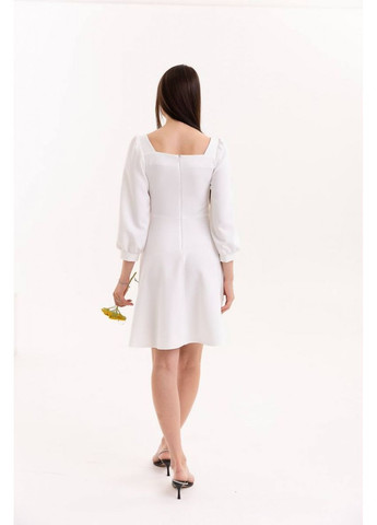 Белое вечернее платье а-силуэт FashionYouWant однотонное