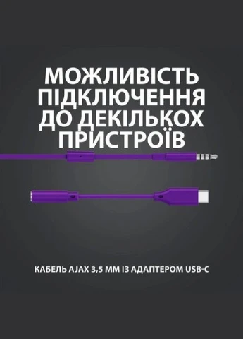Гарнітура ігрова G333 Gaming Earphones — навушники для геймерів фіолетові (981-000936) Logitech (306393145)