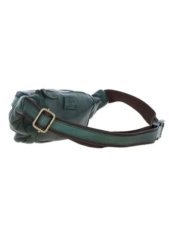 Поясная кожаная сумка D102 Green (D102 GREEN) Ashwood (338378813)