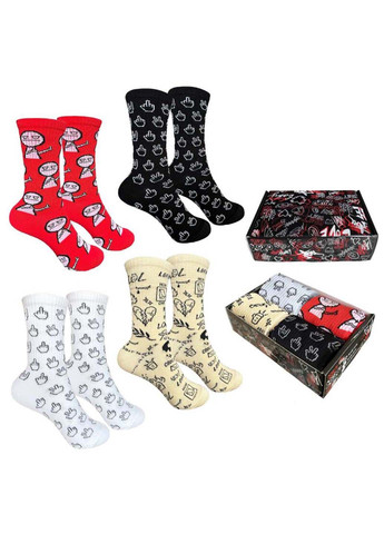 Комбіновані шкарпетки жіночі 1and1 (348467277)