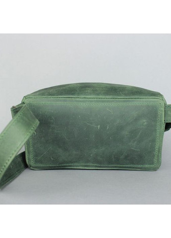 Кожаная поясная сумка зеленая винтажная The Wings (348359020)