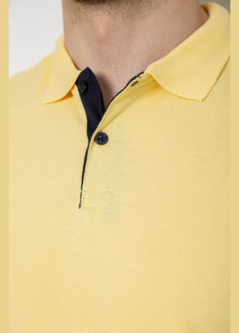 Жовта поло чоловіче однотонне,, 244r2123 Ager
