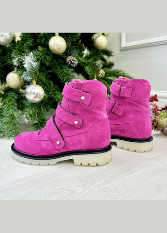 Черевики дитячі замшеві на липучках. Колір фуксія. 33 розмір Vasha para (358888006)