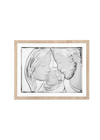 Срібна ікона Свята родина (25,5 х 19,5 см) AE1104/3S Atelier (337363579)