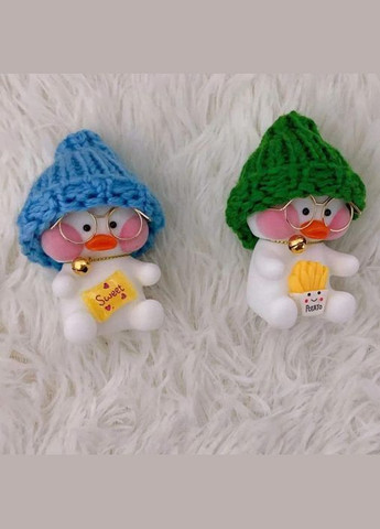 Лалалафан Lalafanfan мини утенок Troli Белая утка синяя кепка с леденцами 10 см Shantou (296792840)