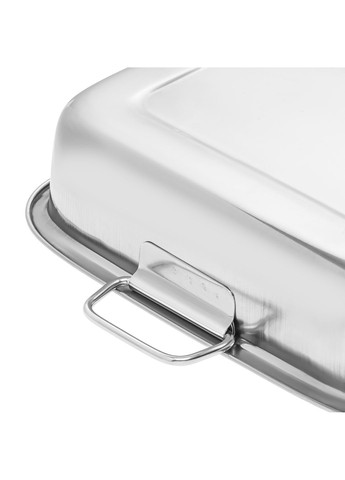 Деко з нержавіючої сталі форма для запікання та випікання 37 х 28 х 6,2 см A-Plus (349442561)