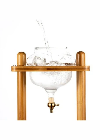 Заварник Yama Glass 6-8 Cup Cold Drip Maker Бамбук станция Колд Брю (R-YAMCDM8BELLA-VS) No Brand (303348729)