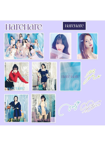 Набор виниловых стикеров TWICE hare hare (95 шт) No Brand (349457489)