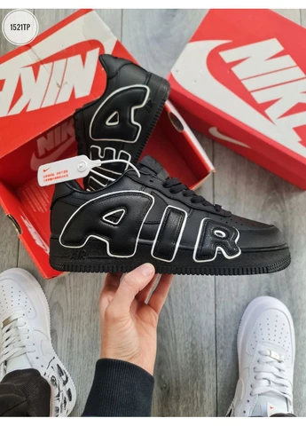 Черные летние кроссовки nike air force 1 low cactus plant flea market black найк аир форс 1 No Brand