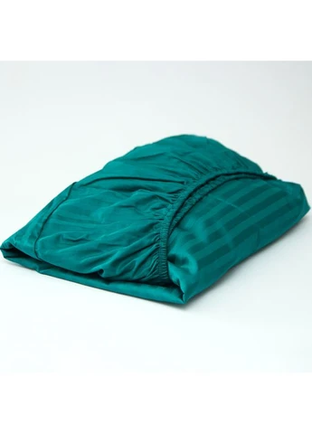 Простыня на резинке Satin Stripe 200х220х20 см (MS-850004659) Moon&Star Emerald (386591025)